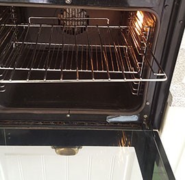 A clean oven
